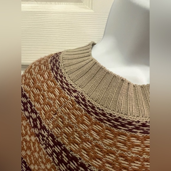 Kuhl Lucia Stone Fair Isle Sweater Dress Size XL - Picture 13 of 16